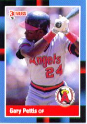 1988 Donruss Baseball Cards    210     Gary Pettis